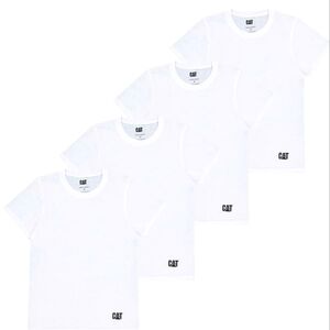 Cat Men's 4 Pack Crew Shirts Large